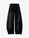 Dark Street Letter Flame Sweatpants 