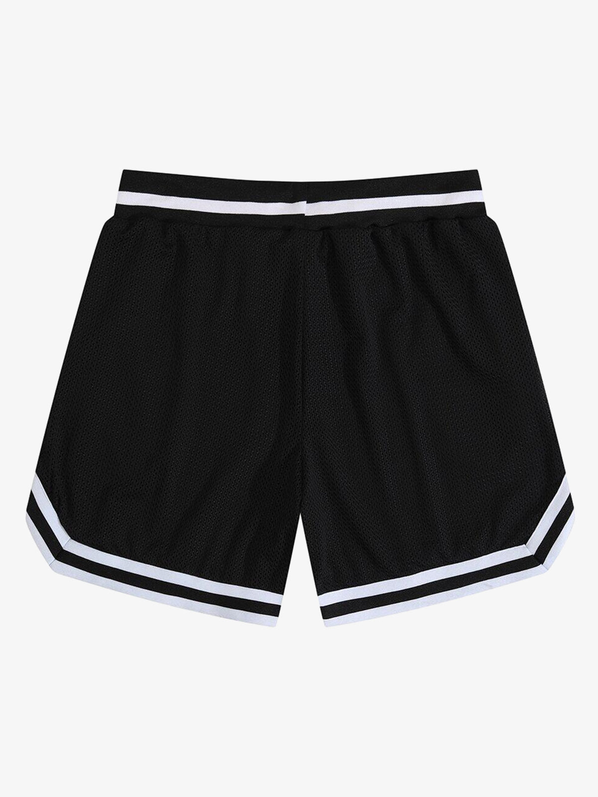 Retro Mesh Drawstring Basketball Shorts