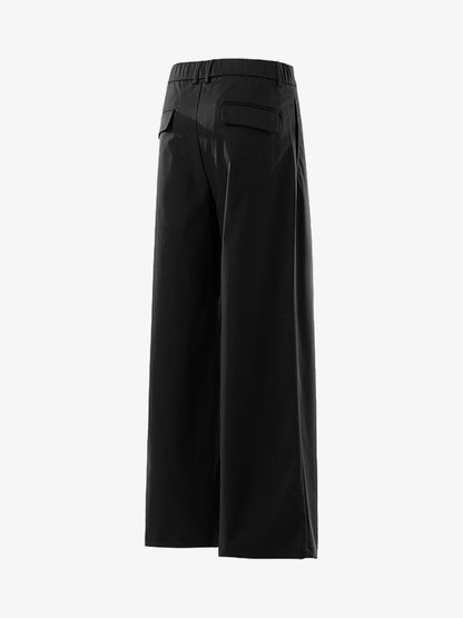 Pleated Drape Bootcut Suit Pants - 2588 