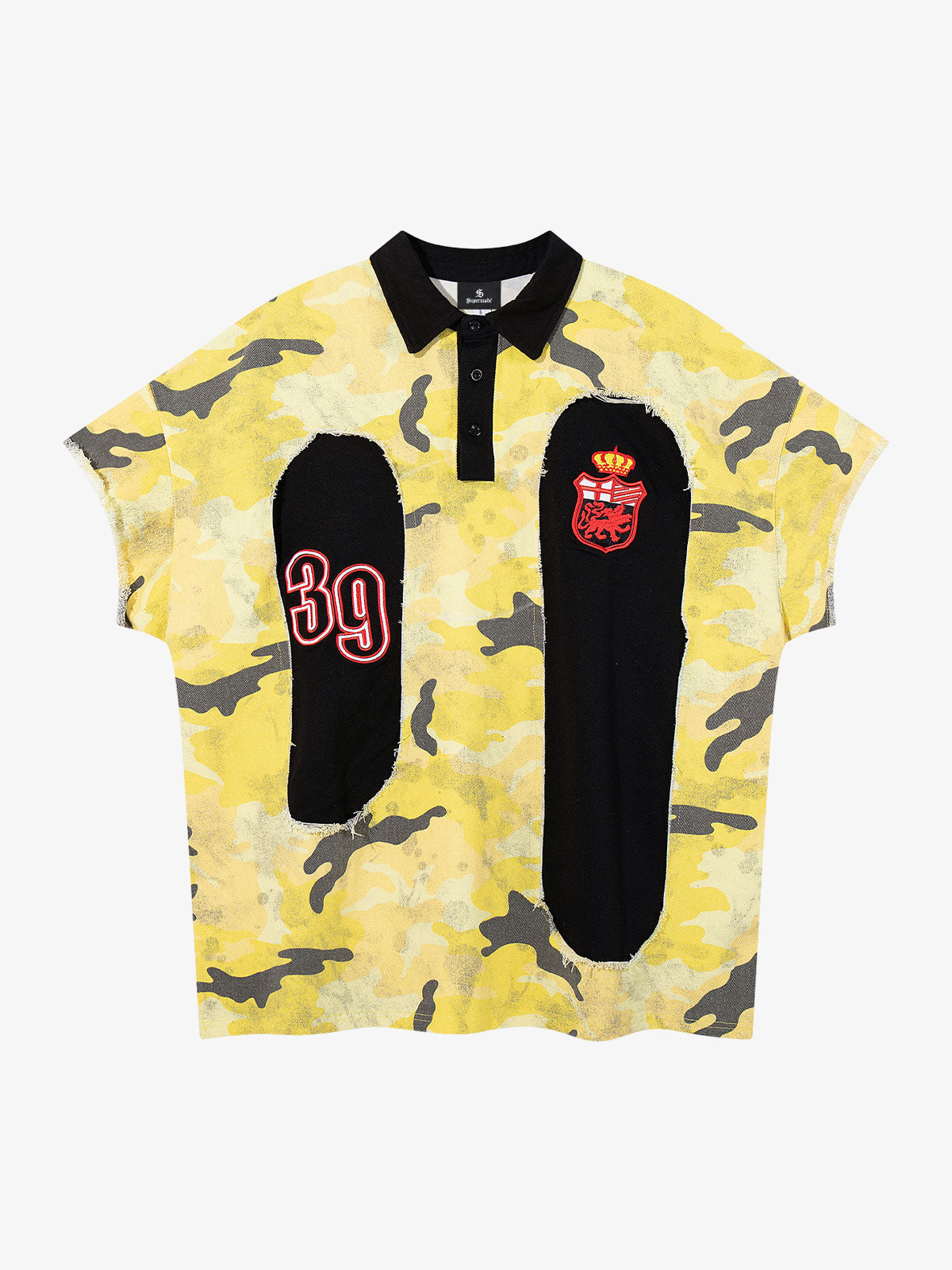Camo Embroidered Polo Tee