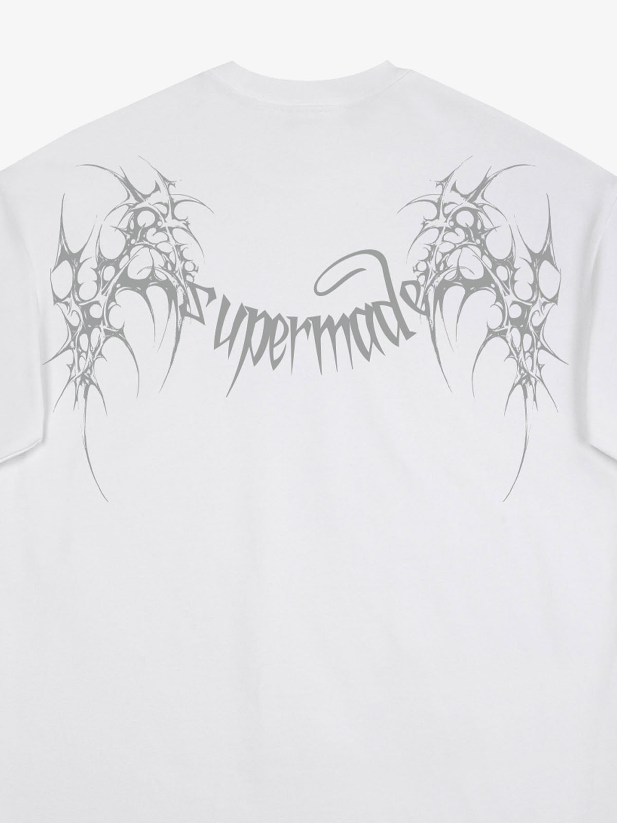 SUPM Gothic Sharp Letter Graphic T-Shirt 