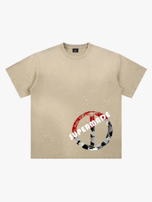 Supermade Soccer Circle Graphic T-Shirt 
