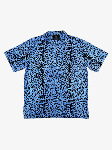 Cyber Punk Leopard Print Hawaiian Shirt