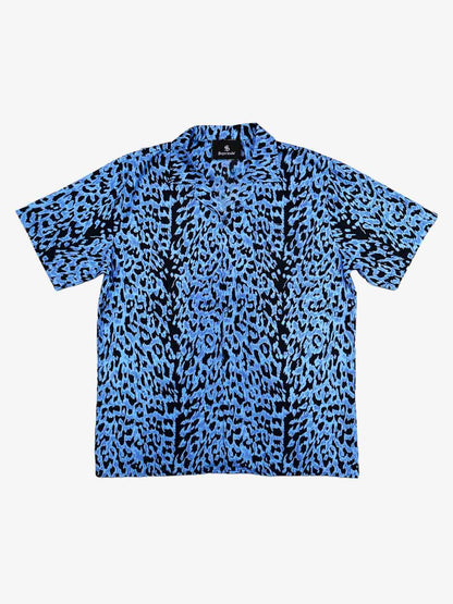 Cyber Punk Leopard Print Hawaiian Shirt