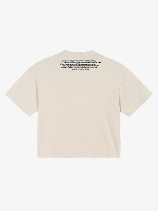 UFO Graphic Crop Tee