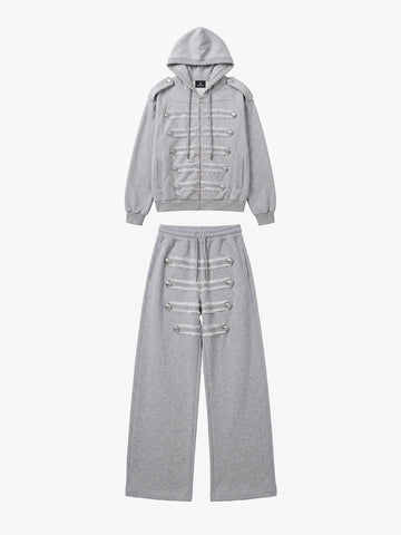 Military Napoleon Button Boxy Fit Set