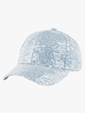 Embroidered Sequin Baseball Cap