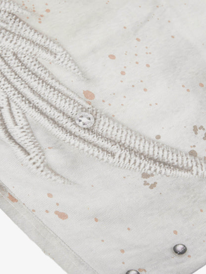 Wing Rivet Dirty Wash Jeans