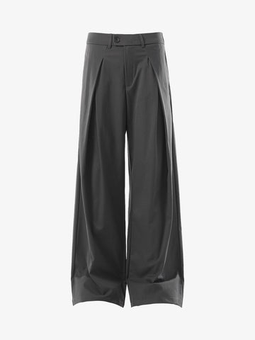 Pleated Drape Bootcut Suit Pants - 2588 