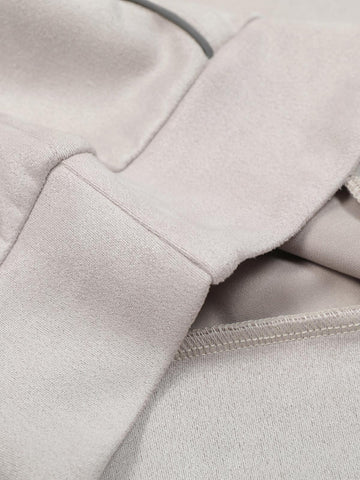 Suede Patchwork Sweatshirt