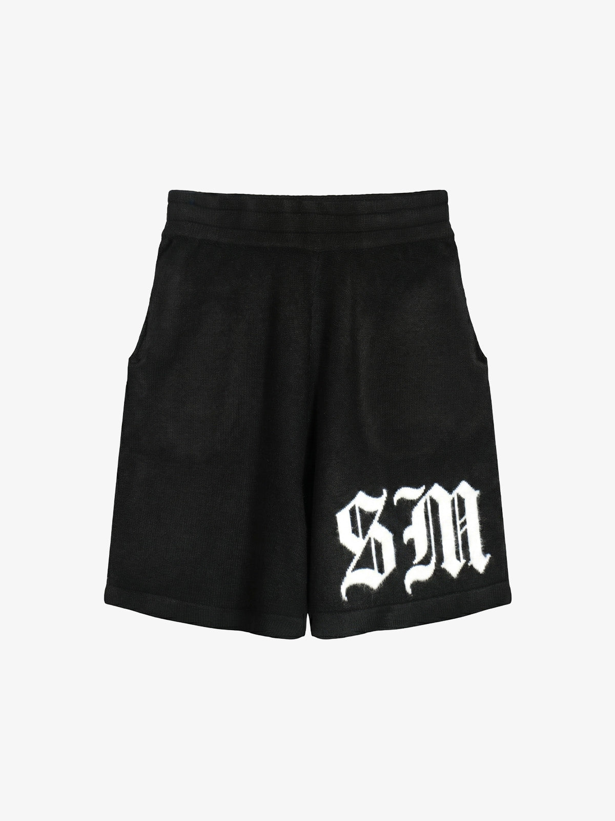 Gothic Chenille Oversized Street Shorts 