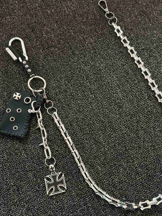 Cross Lighter Case Wallet Chain