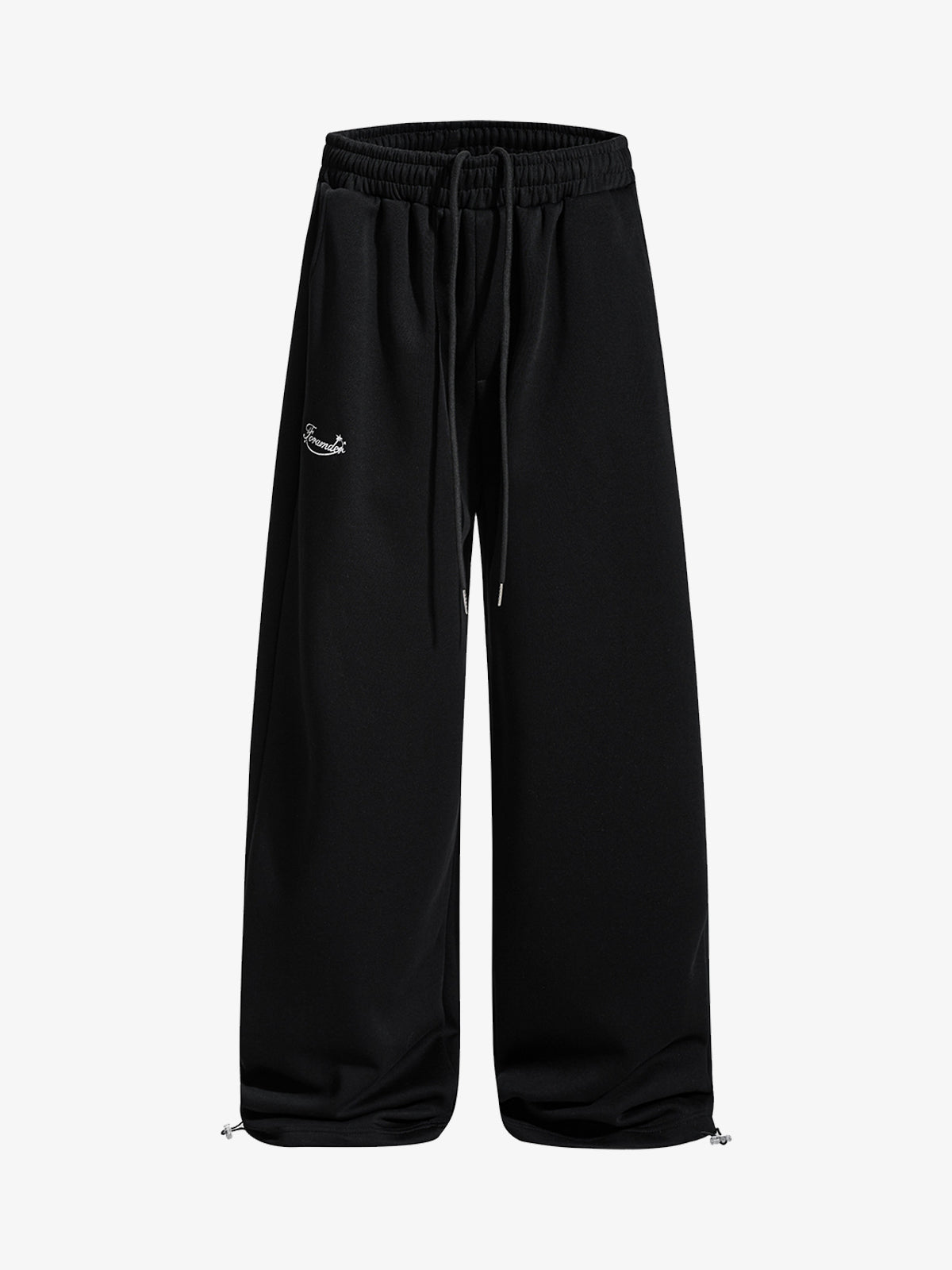 Street Detachable Flap Lace-up Jogger Pants 