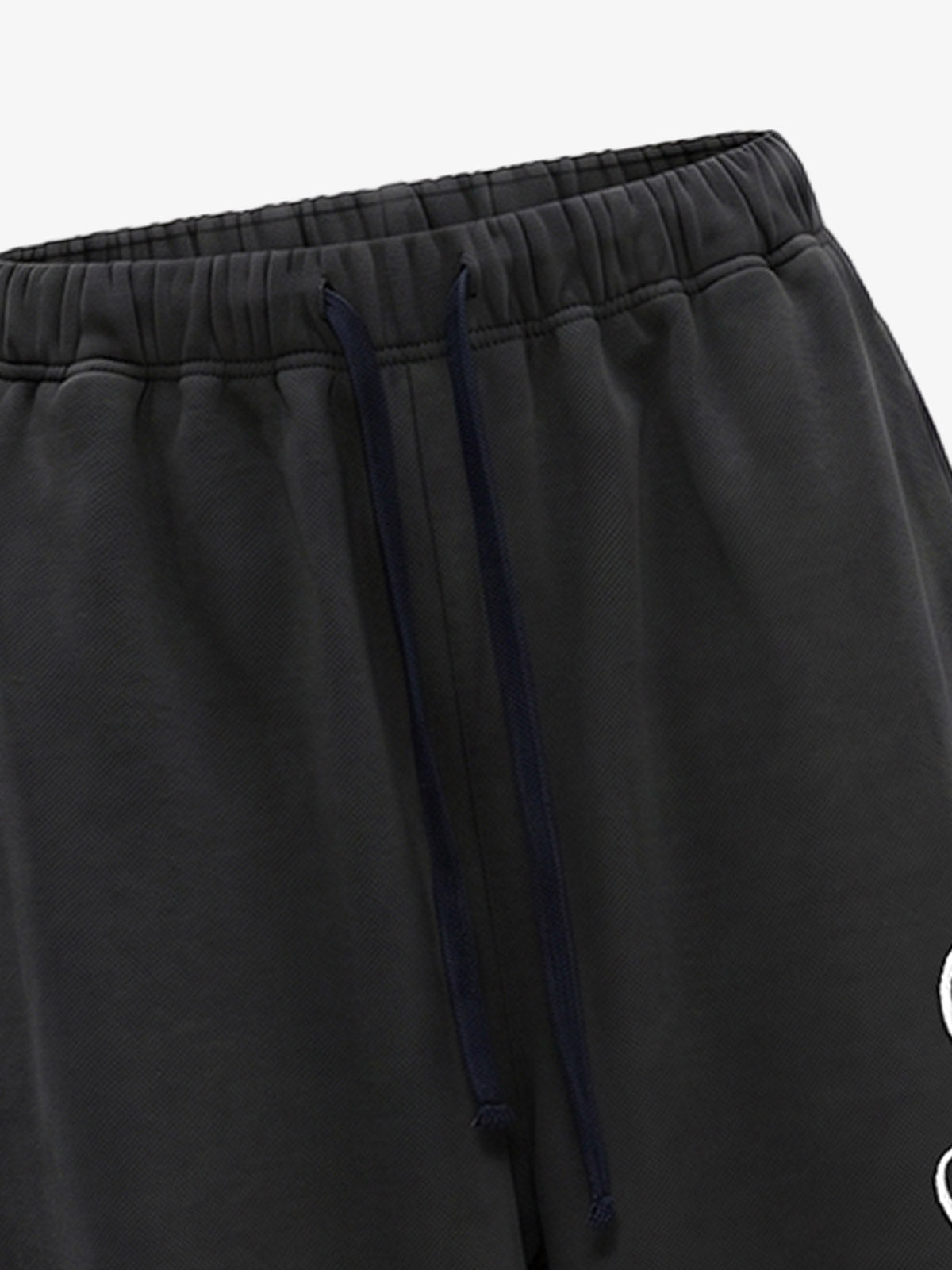 Fleece Jogger Pants with Embroidered Script Detail