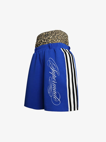 Double Waist Leopard Shorts