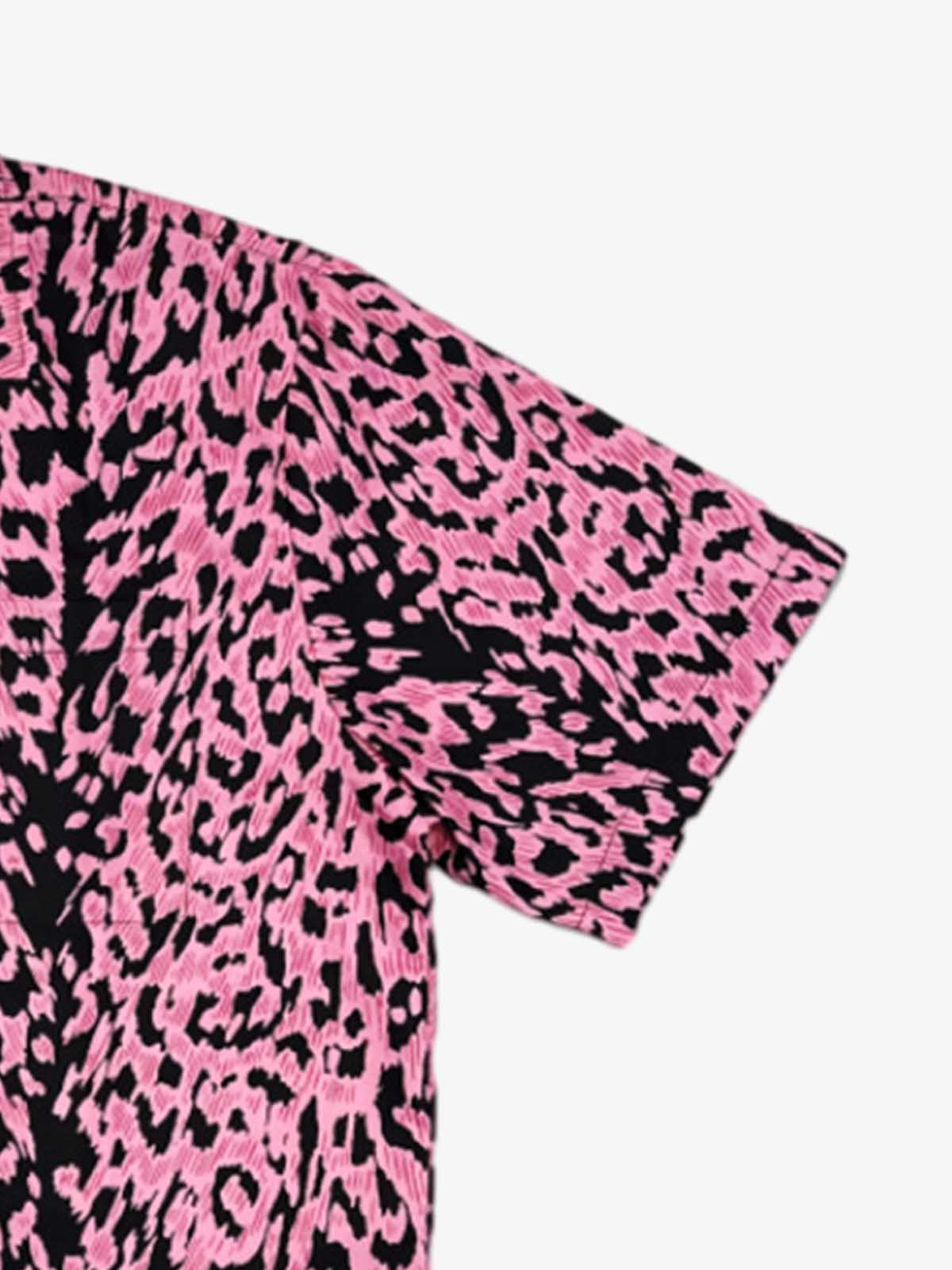 Cyber Punk Leopard Print Hawaiian Shirt