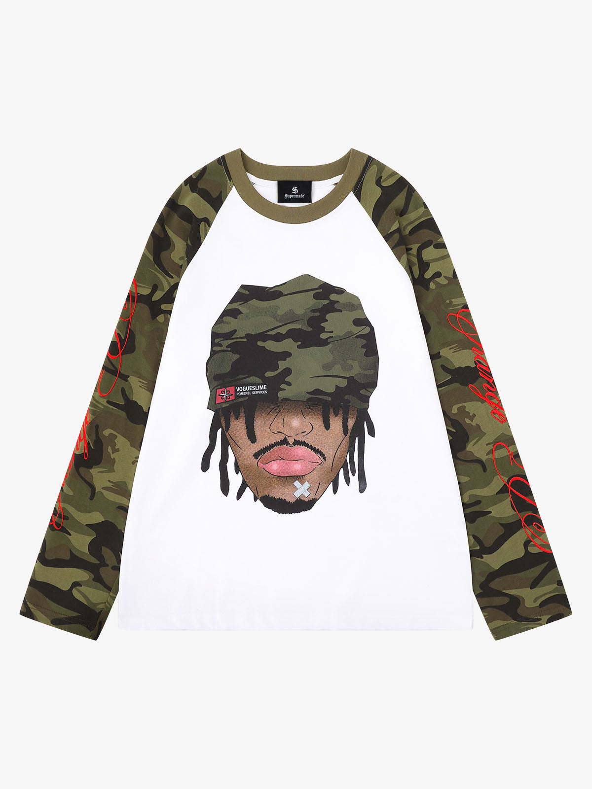 Camo Portrait Long Sleeve Tee
