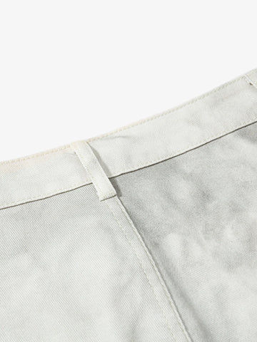 Vintage Dirty-Dyed Washed Wide-Leg Cargo Pants - 2559 