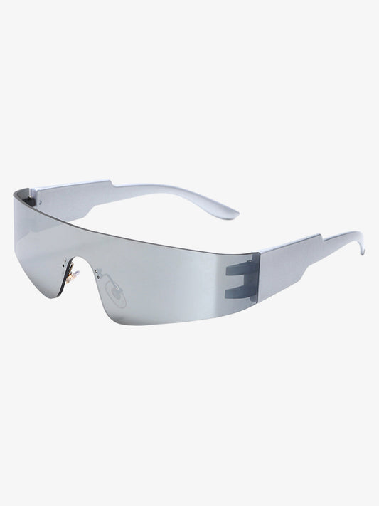 Retro Street Punk Integrated Sports Sunglasses 