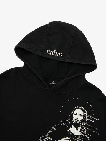 Distressed Electronic Exorcist Print Hoodie 