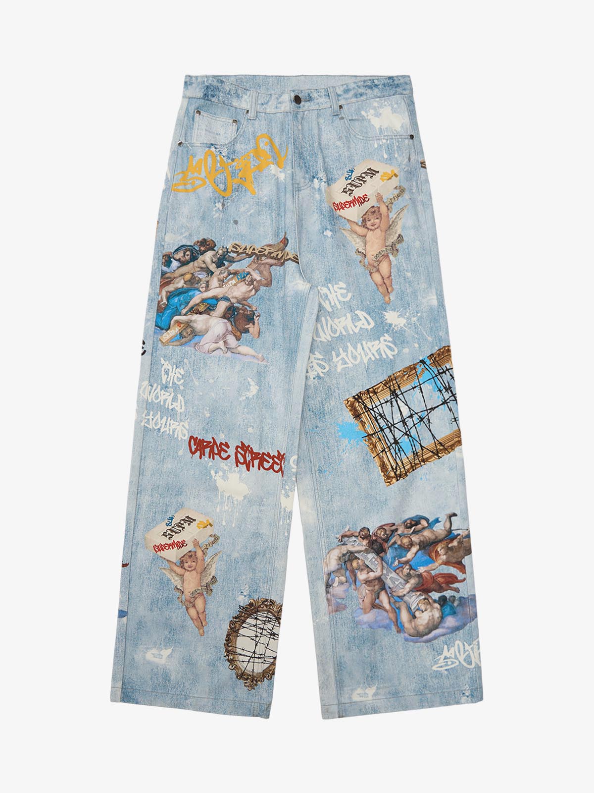 Artistic Renaissance Denim Set - 2484 