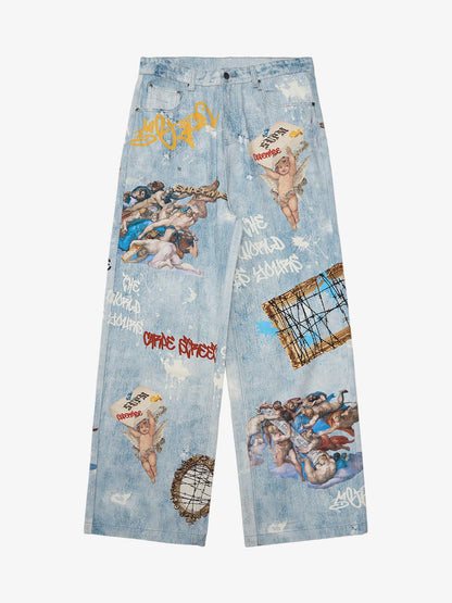 Artistic Renaissance Denim Set - 2484 