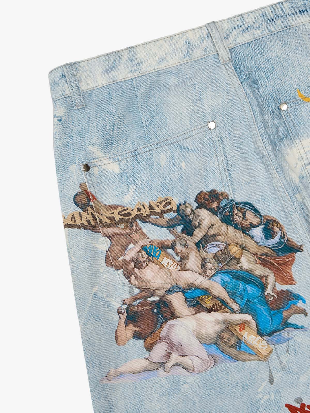 Artistic Renaissance Denim Set - 2484 