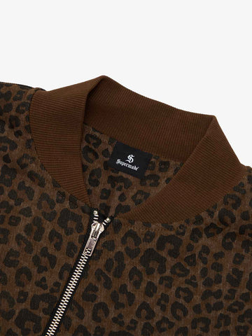 SUPM Letter Graffiti Cross Frame Leopard Print Set 