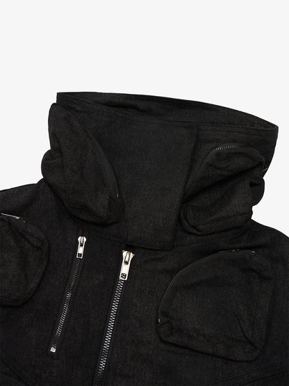 Heavy-Duty Multi-Pocket Multi-Zipper Vest 