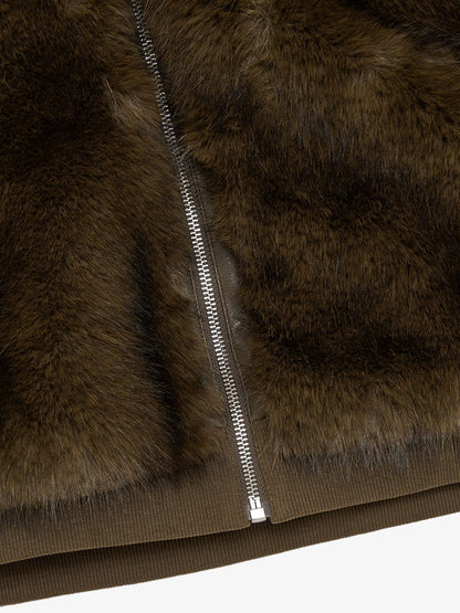 Supermade Embroidered Fur Jacket - 2486 