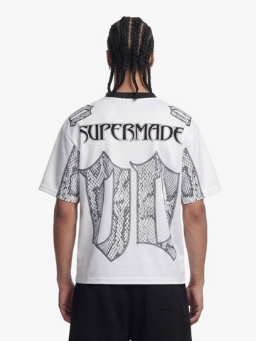 Jersey Style Snake Print T-Shirt - 2418 