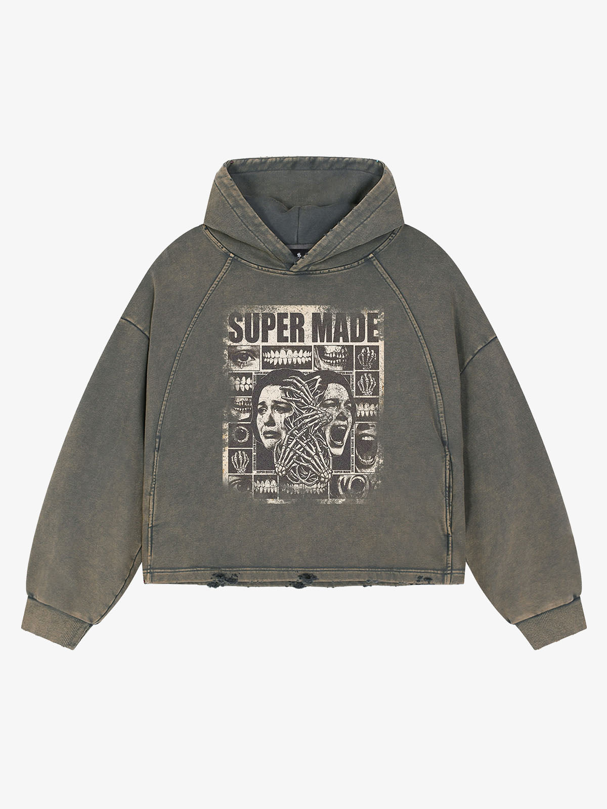 Washed Screaming Hoodie