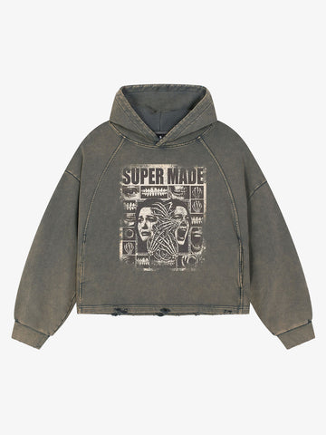 Washed Screaming Hoodie