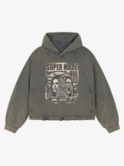 Washed Screaming Hoodie