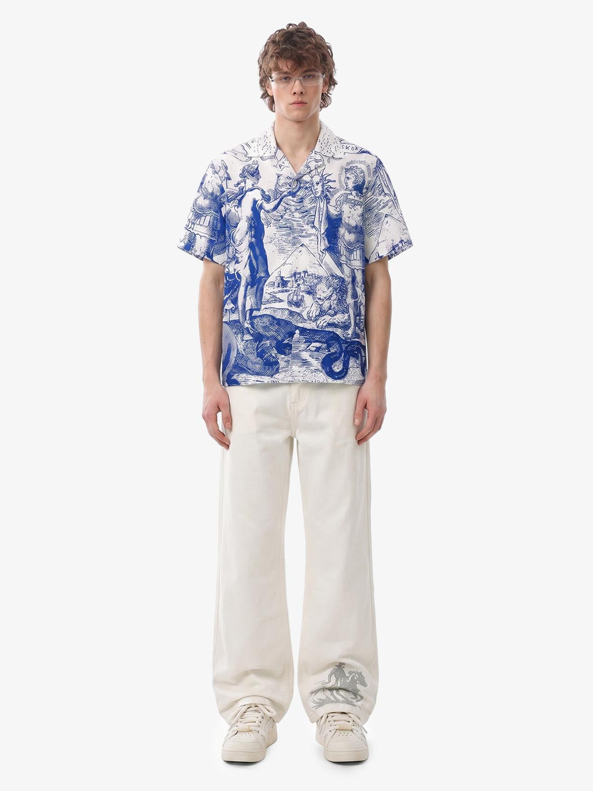 Mythological Graphic Hawaiian Shirt
