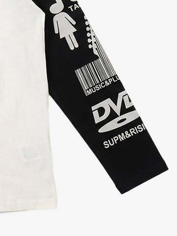 Color-Block Oversized Long Sleeve Tee