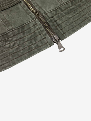 Military Napoleon Button Slim Jacket