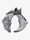 Gothic Bat Open Ring 