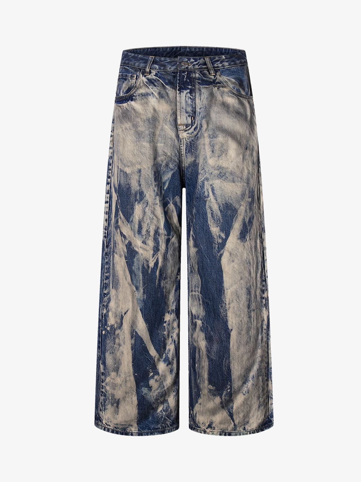 Vintage Acid Wash Tie-Dye Jeans 