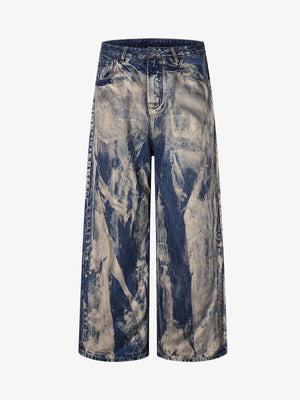 Vintage Acid Wash Tie-Dye Jeans 