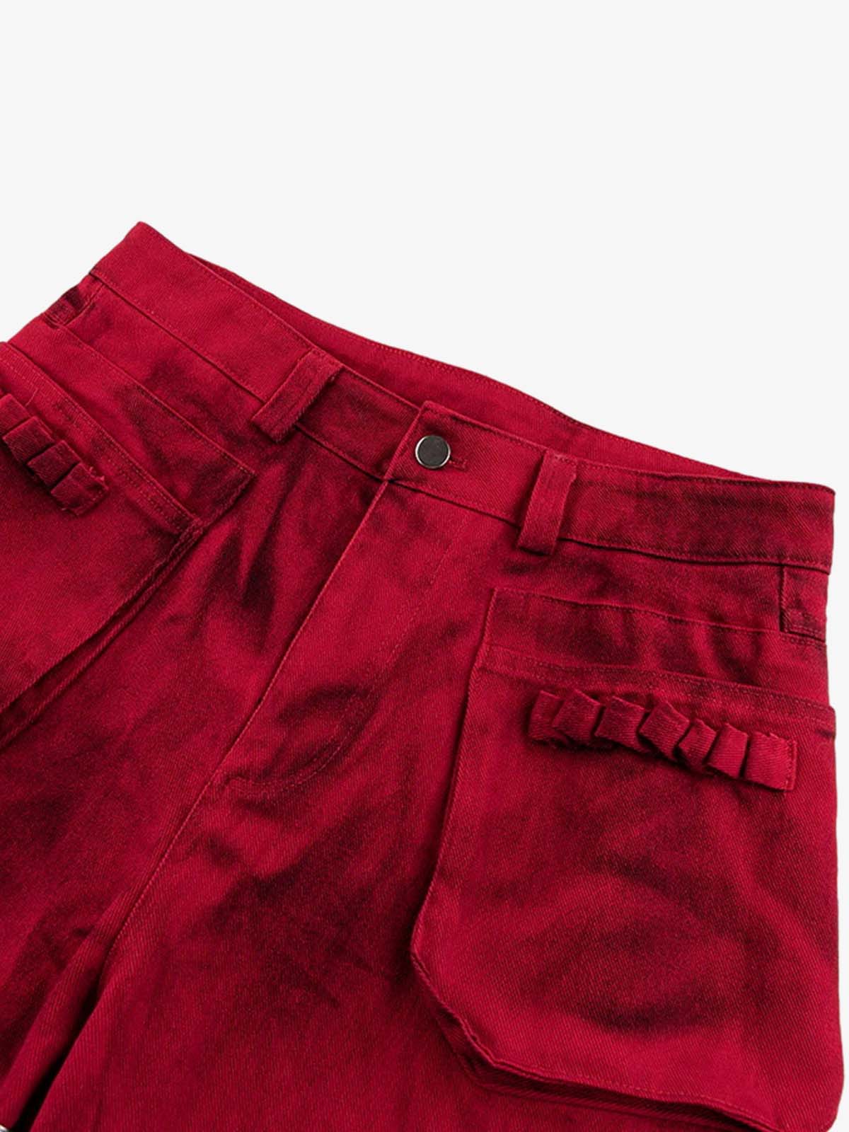 Cyberpunk Reflective Multi-Pocket Cargo Pants