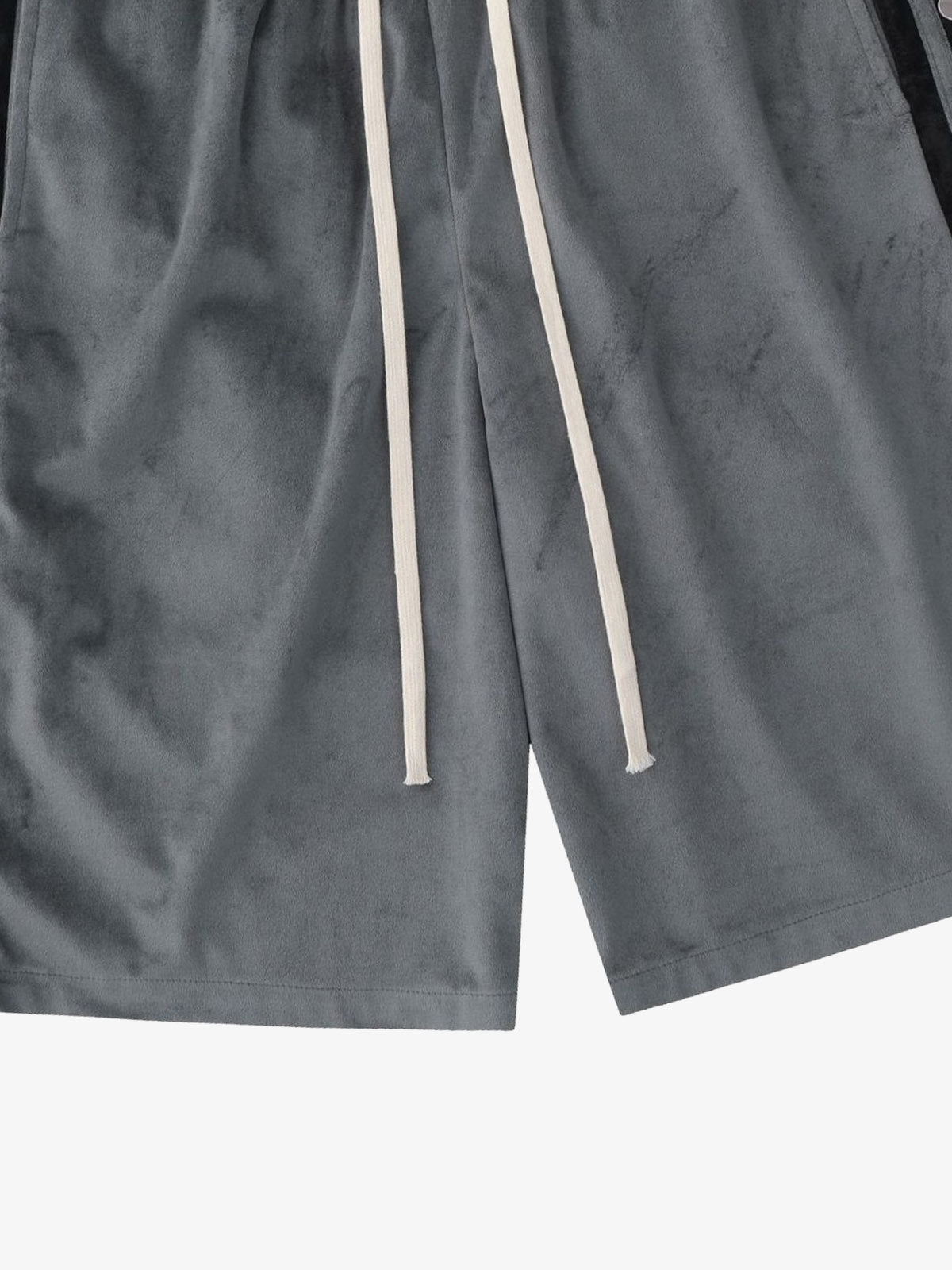 Suede Athletic Shorts