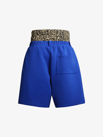 Double Waist Leopard Shorts
