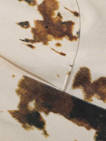 Retro Ink Splash Tie-Dye Barrel Jeans 