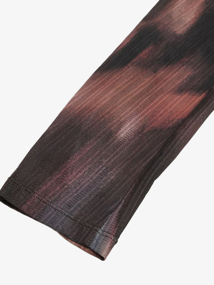 Tie-Dye Patchwork Long Sleeve Tee