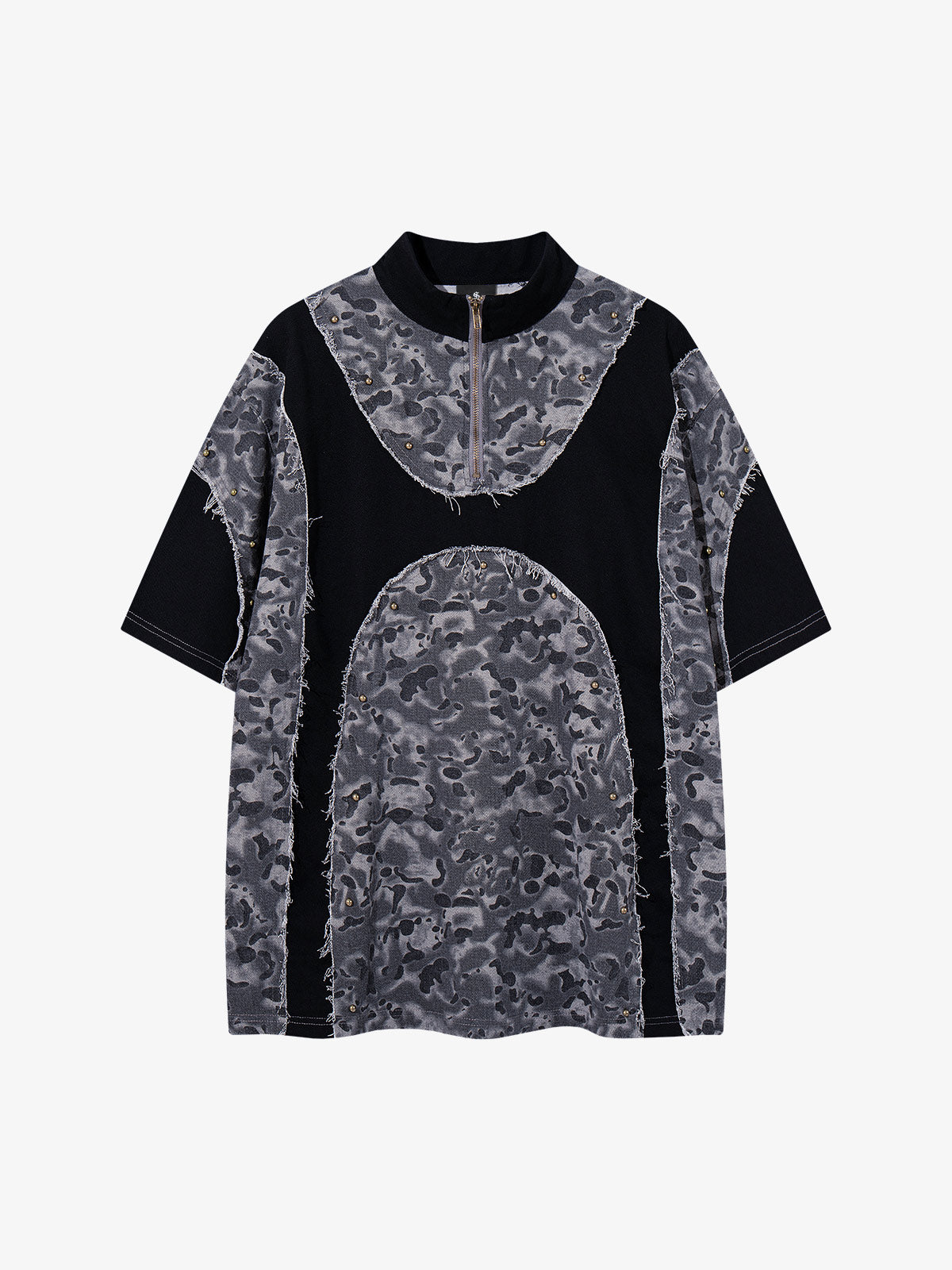 Leopard Patchwork Fur Tee