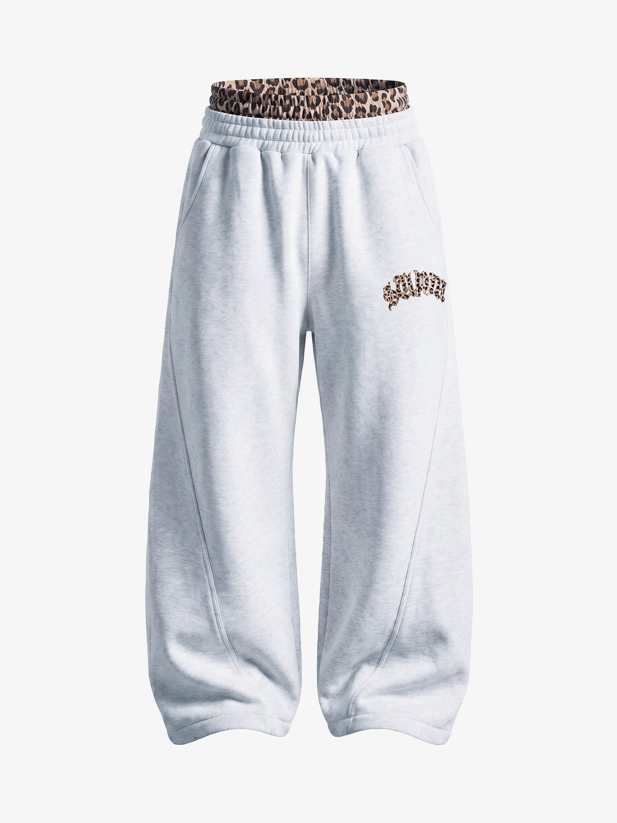 Leopard Patchwork Hoodie & Trousers Set
