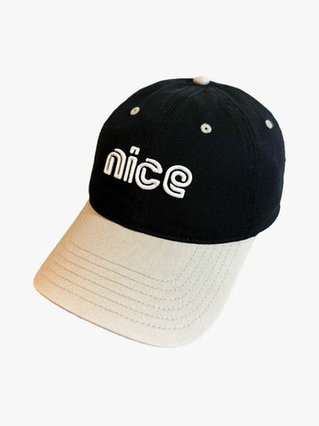 Color-Block Nice Letter Baseball Cap