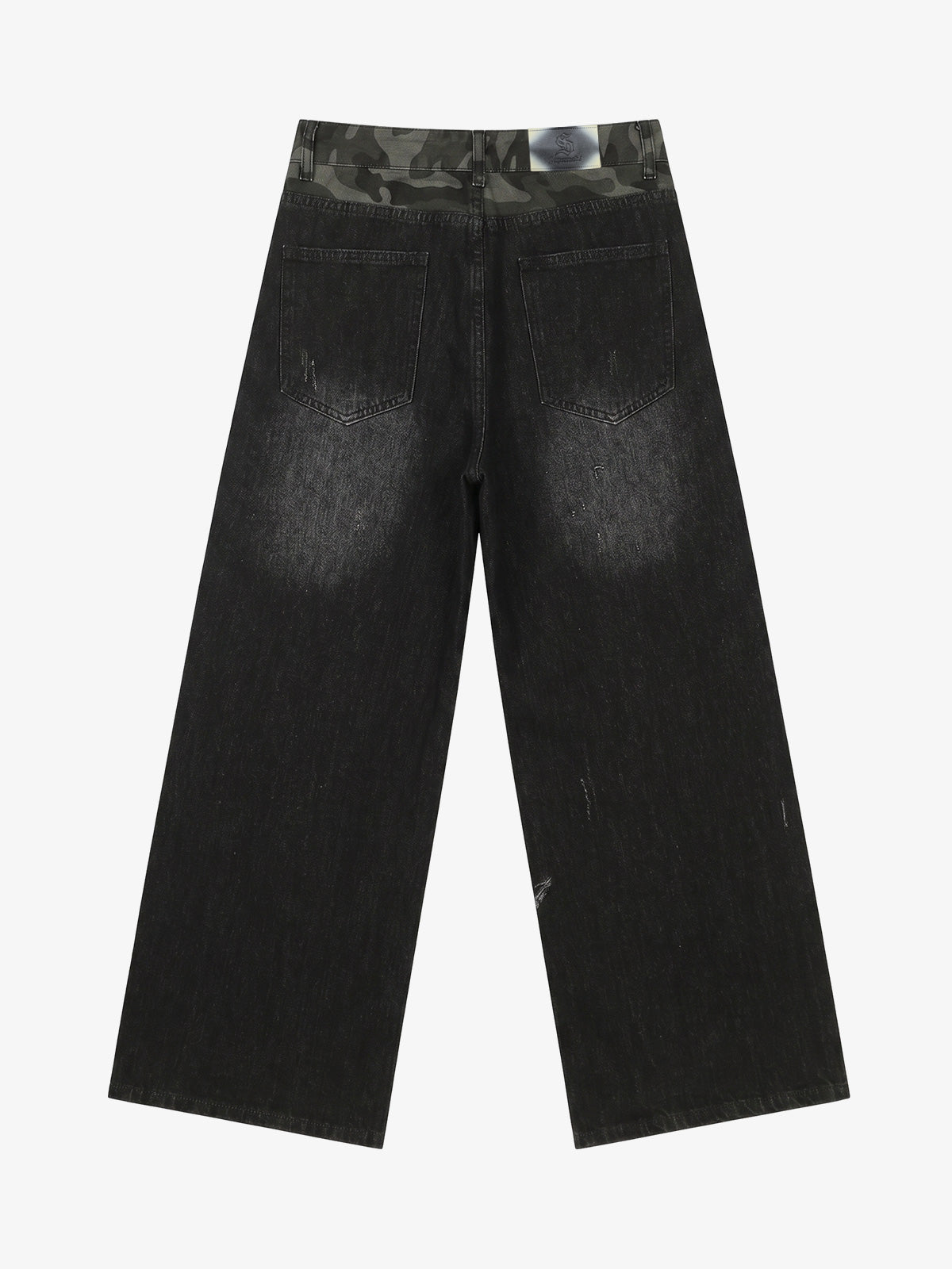 Patchwork Distressed Jeans