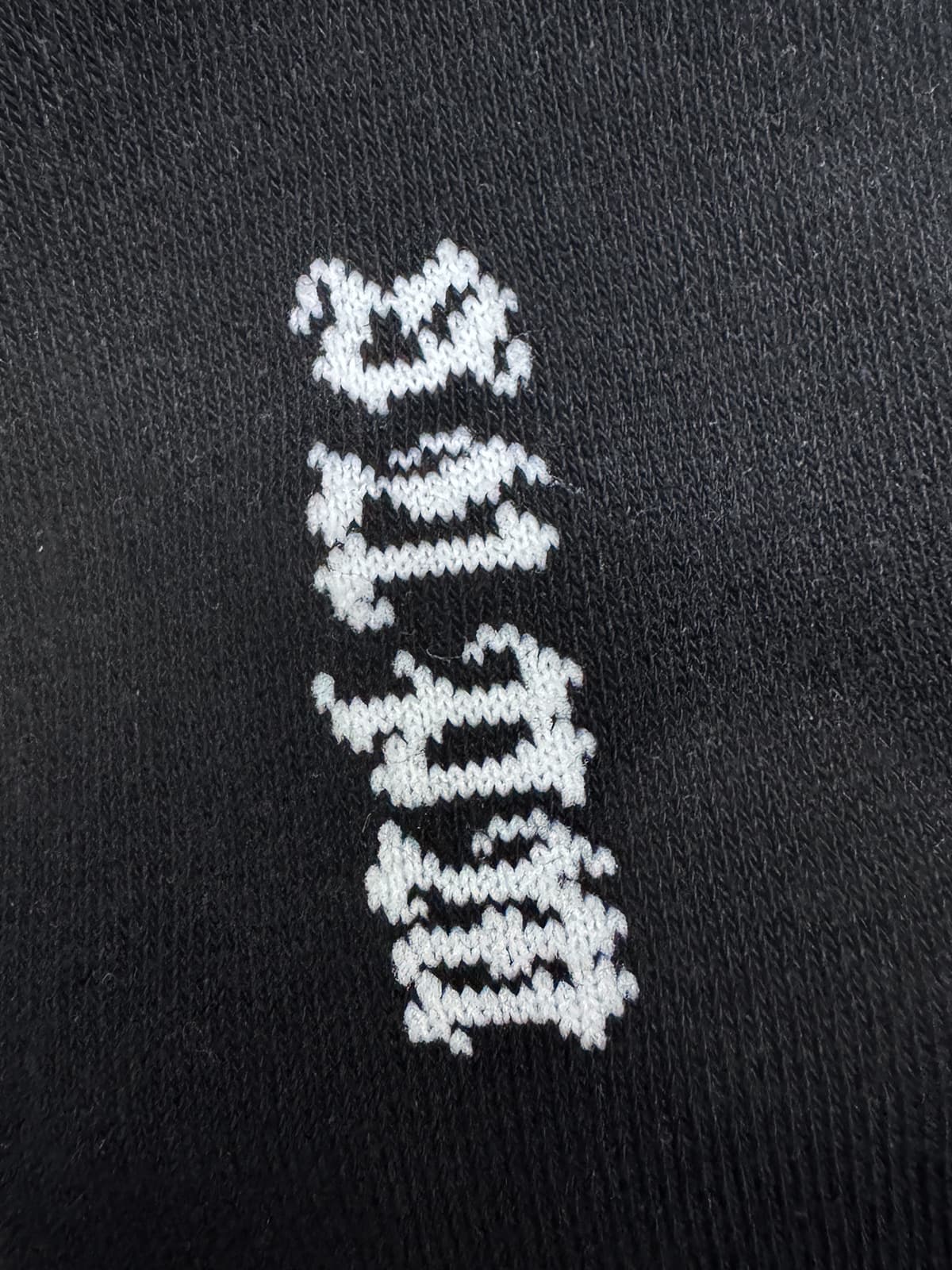 Street S Logo Design Black Socks 